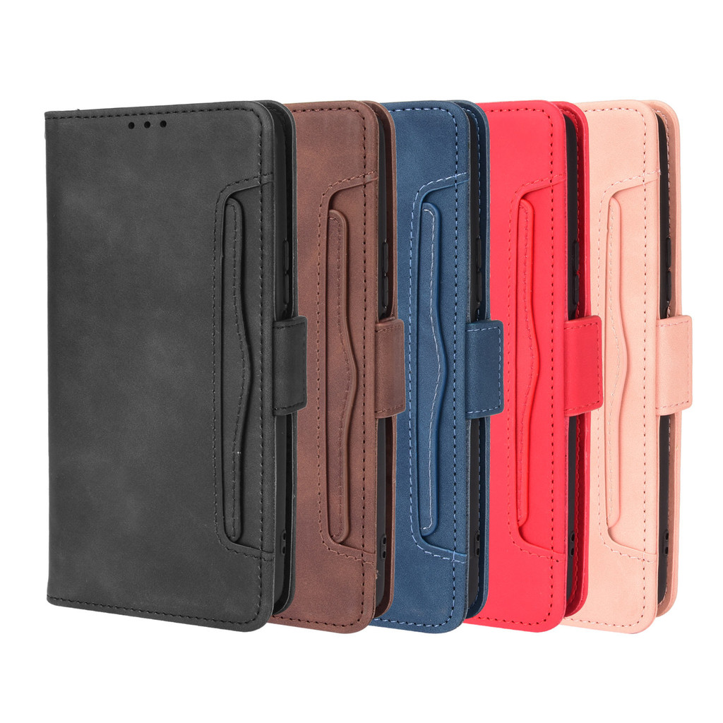 เหมาะสําหรับ Huawei nova 8i เคสหนังโทรศัพท์มือถือ Honor Honor 50 Lite Multi-Card Slot Flip เคสโทรศัพ
