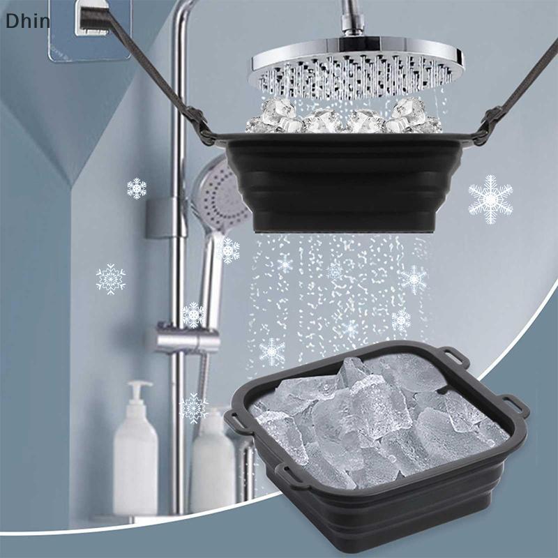 [Dhin] Arctic Ice Shower Ice Bath Water Chiller, Rapid Cooling Portable Ice Bath, Silicone Ice Bath 