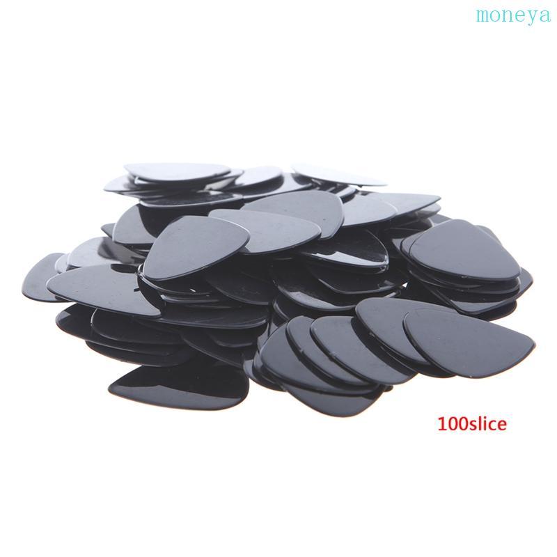 Mya 100 ชิ้นอะคูสติกกีตาร์ไฟฟ้า Picks 0 71 มิลลิเมตร Plectrums เครื่องดนตรี