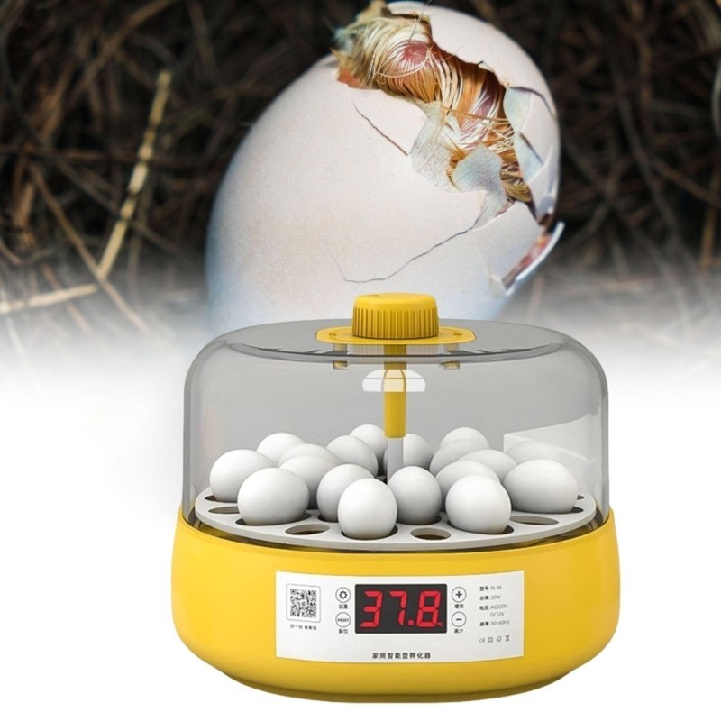 ตู้ฟักไข่เปิดไข่อัตโนมัติ - ความจุไข่ 18 ฟองพร้อมระบบควบคุมอุณหภูมิความชื้น 360 ดู - รูปที่ 7