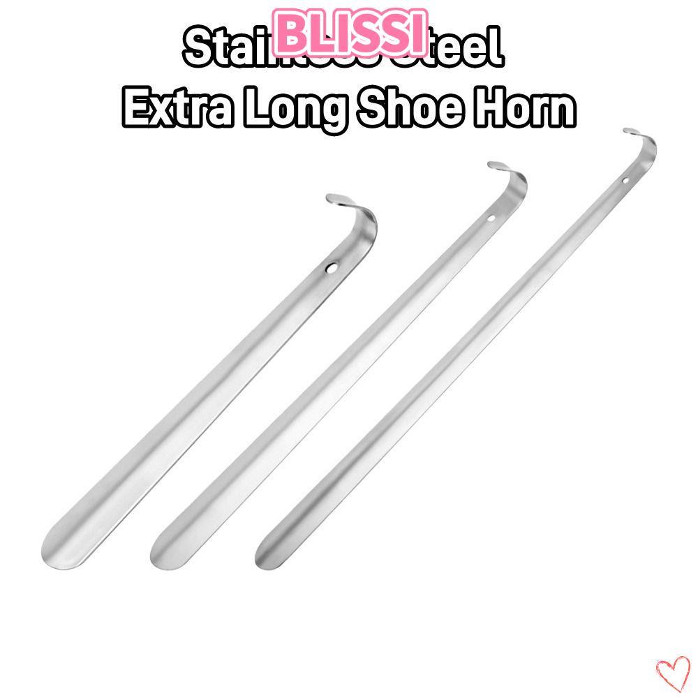 ฮอร์นและเครื่องมือดึงรองเท้าสแตนเลสยาว เหมาะสำหรับการใช้งานของผู้ชาย ขนาด 30-52 เซนติเมตร