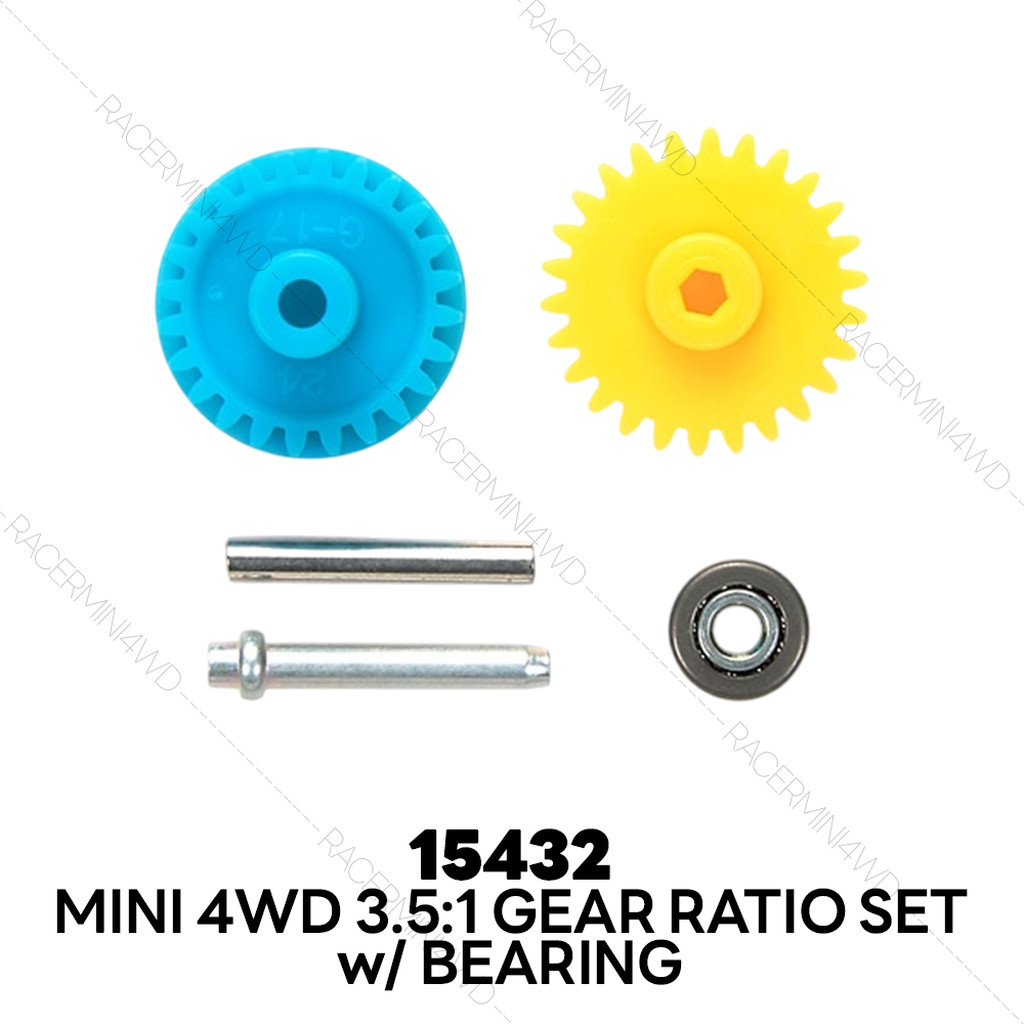 TAMIYA 15432 Mini 4WD 3.5:1 Gear Ratio