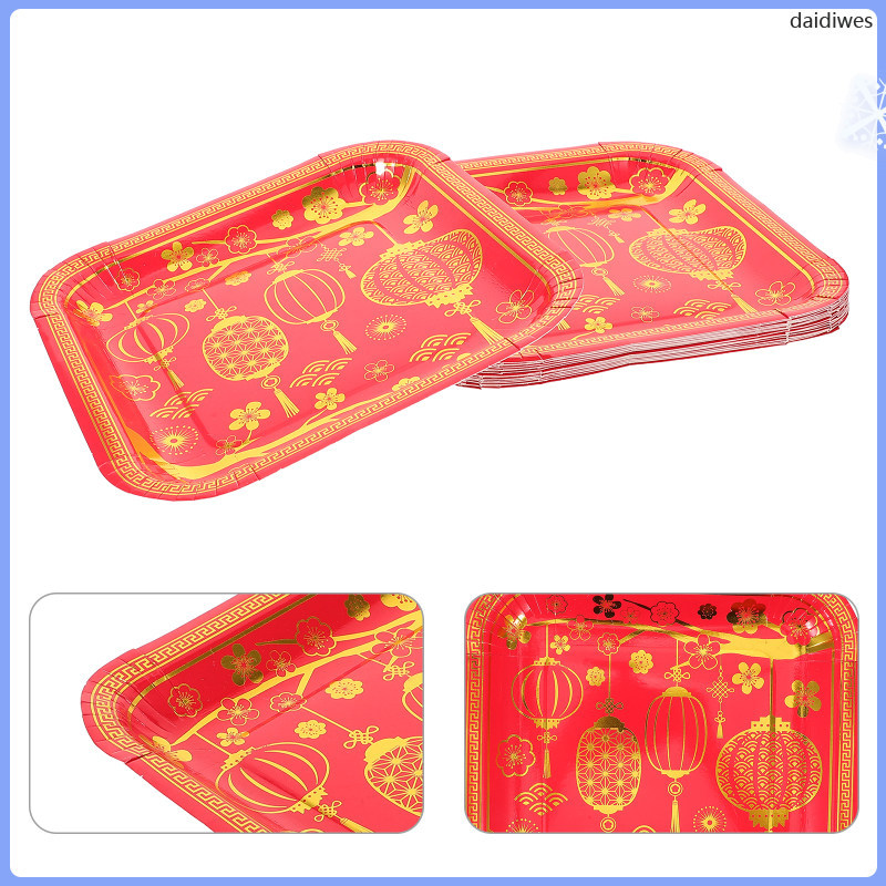 Dinner Plates Paper New Years Eve Party 16 ชิ้น daidiwes