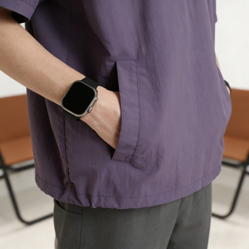 GENIO LAMODE เสื้อกั๊กมีฮู้ด Unisex กันน้ำ สำหรับเดินป่า แคมป์ปิ้ง thumbnail 6