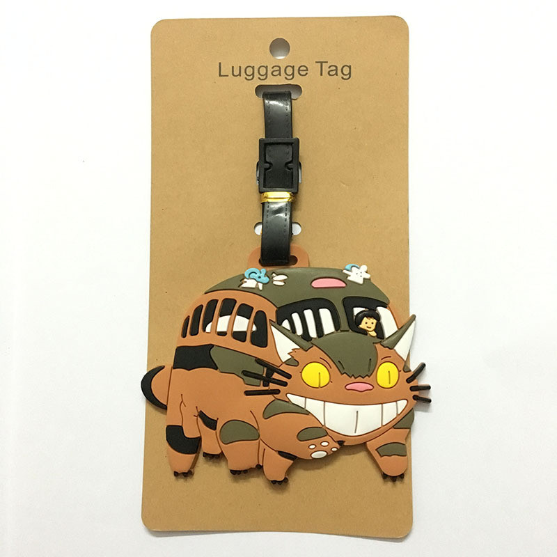 FN8M Travel Essential Boarding Pass My Neighbor Totoro Hayao Miyazaki แท็กกระเป๋าเดินทาง