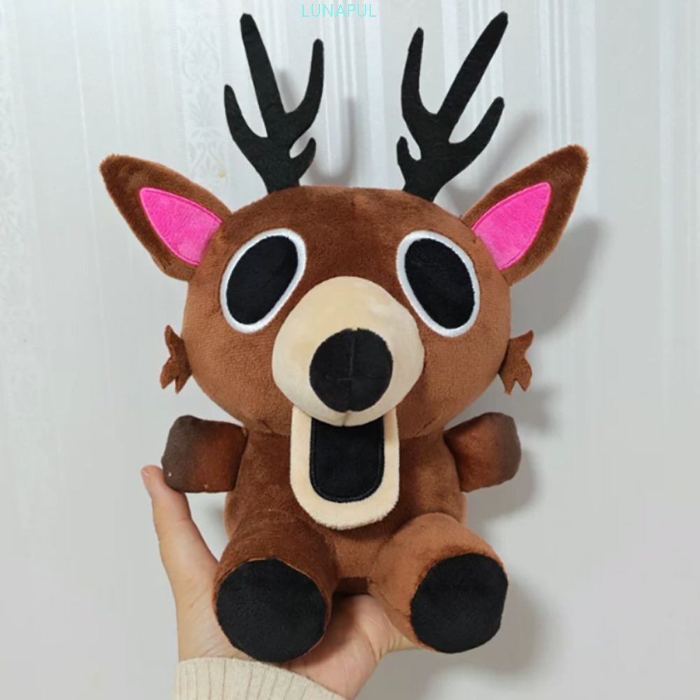 LUNAPUL Deer Plush Doll, Soft Funny Game 99 Nights In The Forest Peripherals Toy, Game Character PP 