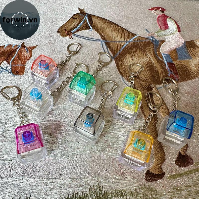 Forwin Creative Keycap พวงกุญแจ Dpression Keycap จี้คีย์บอร์ด Keyswitch พวงกุญแจแปลกกระเป๋าเป้สะพายห