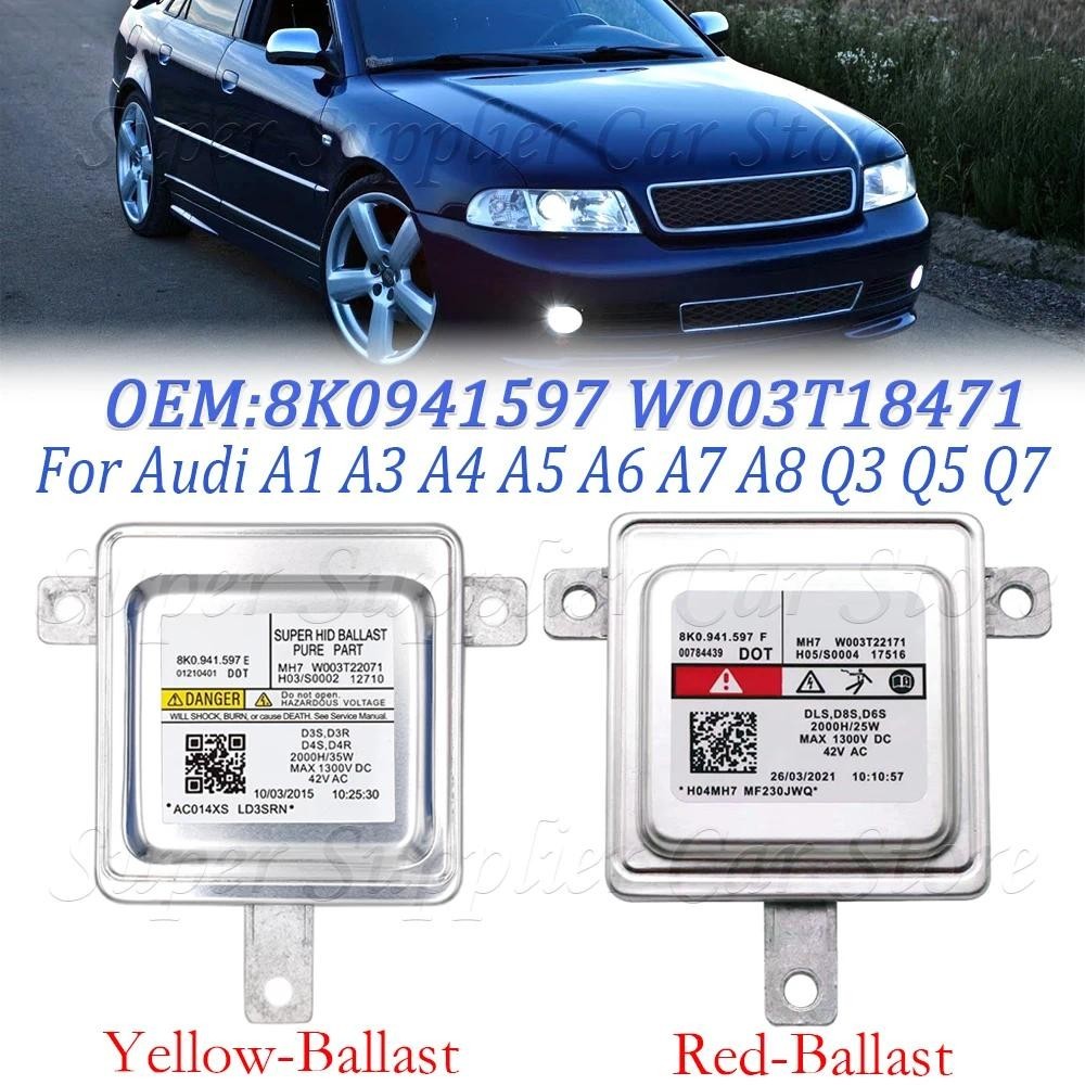 ไฟหน้าซีนอน Buld HID สําหรับ Audi A1 A3 A4 A5 A6 A7 A8 Q3 Q5 Q7 V/W CC D3S D3R D4S D4S D4R บัลลาสต์ 