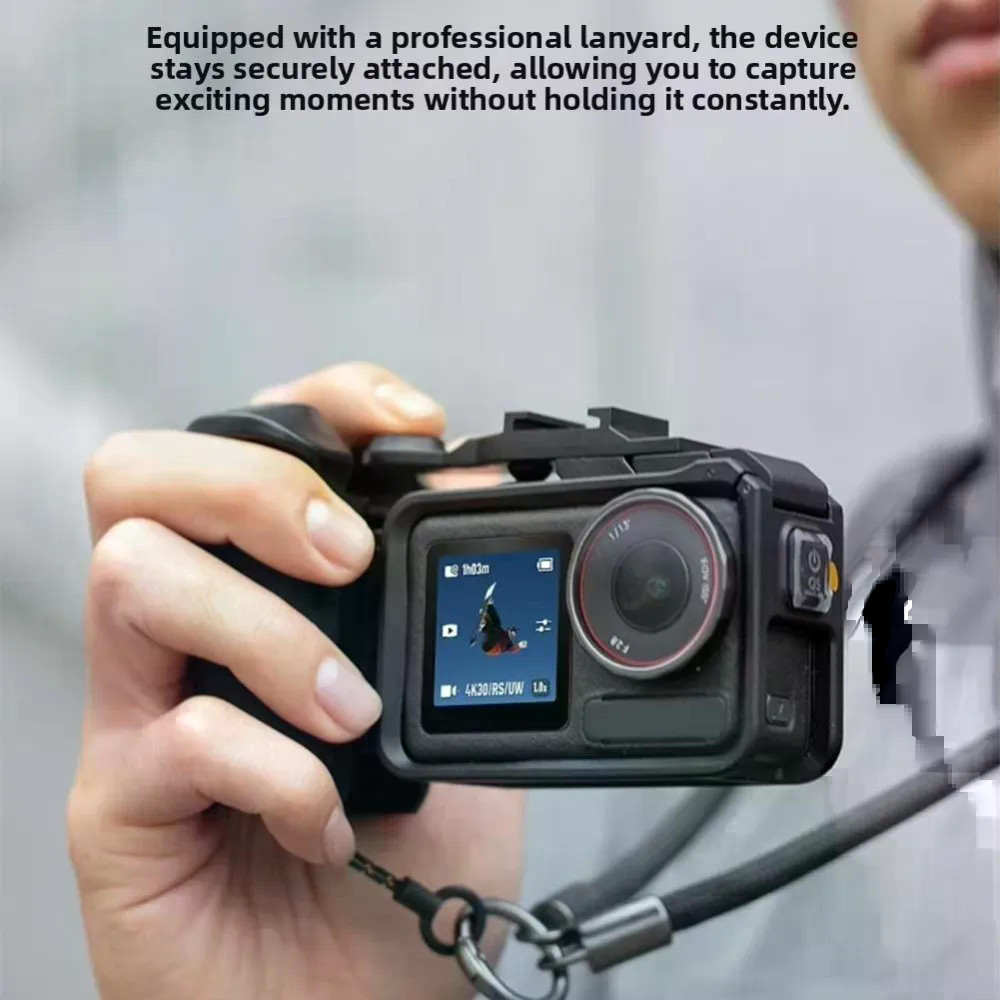 Quick Release Xplorer Grip Kit Handle ปุ่มชัตเตอร์พลาสติก Street Grip Holder น้ําหนักเบาสําหรับ DJI 