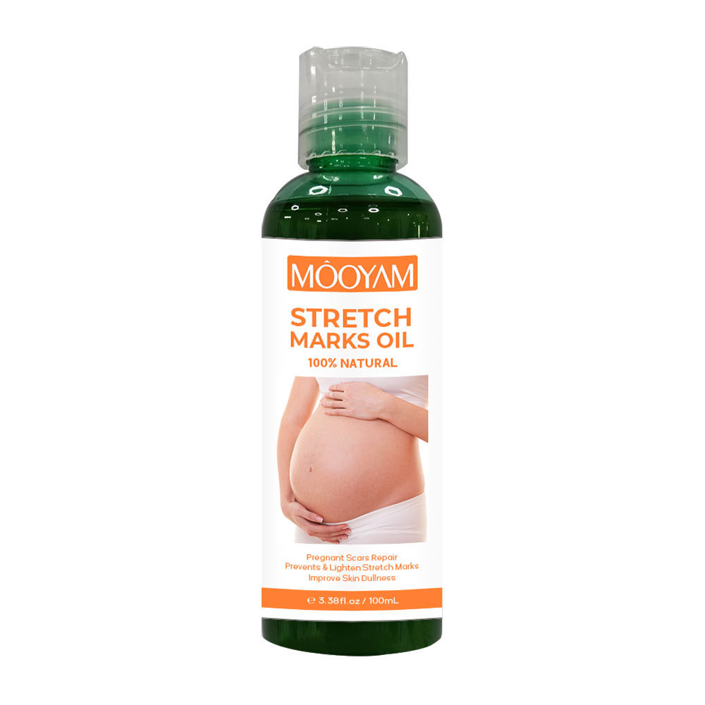 Stretch Mark Oil หลังคลอด Belly Massage Essential Oil Care Oil Firming Repair Body Massage Oil889925