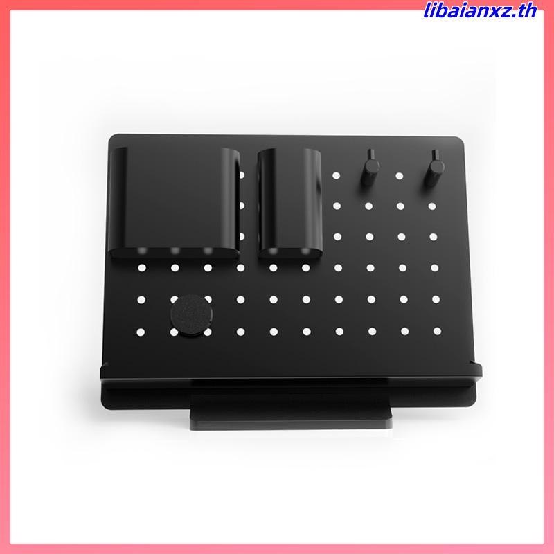 ชั้นวางของบนโต๊ะ คอม Pegboard Aluminium Desk Organizer
