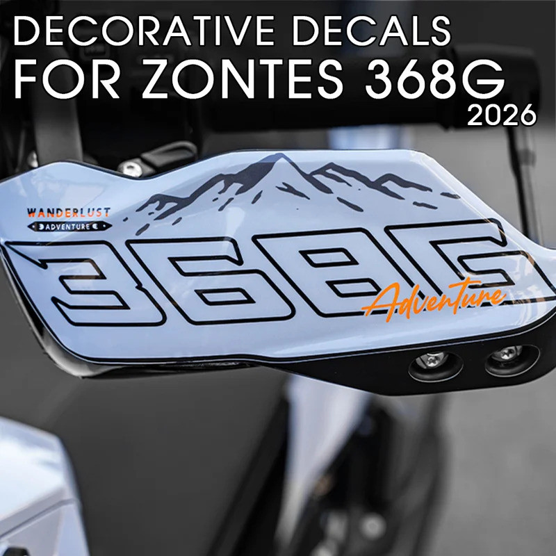 สําหรับ ZONTES 368G ZT368G 2026 ชุดสติกเกอร์ตกแต่ง G368 รถจักรยานยนต์ Full Graphic Kit สําหรับ Zontes Zt368 368-G ตกแต่ง Decals ชุด