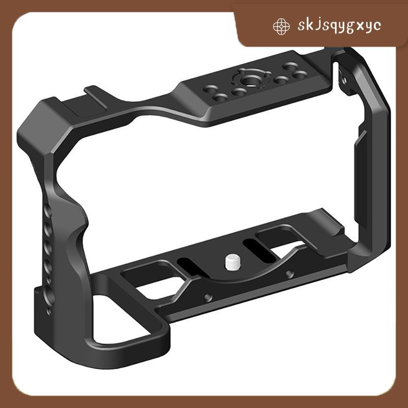 skjsqygxyc อลูมิเนียมกล้อง DSLR Cage Rig สําหรับ Z6III/Z5 Z6/Z7 Z6II/Z7II พร้อม Cold Shoe Mount, 1/4