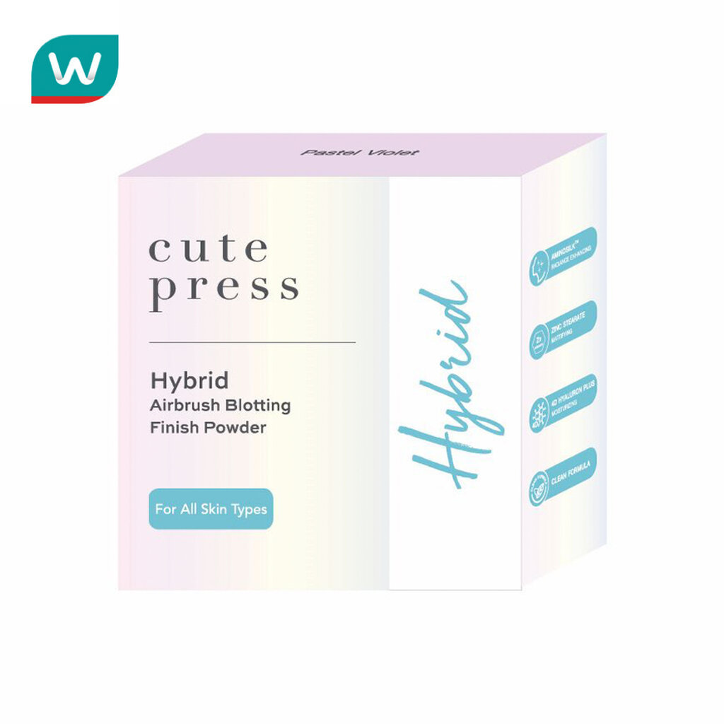 Cute Press คิวท์เพรส ฟินิช พาวเดอร์ ไฮบริด 8ก. พาสเทล ไวโอเล็ท