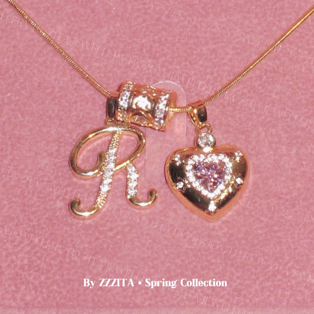 TK Girl Love Heart DIY สร้อยข้อมือหัวใจ เคลือบด้วย gold 22k สแตนเลสแท้