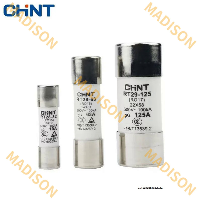 10pcs CHINT RT28-32 RT28-63 RT29-125 ฟิวส์ R015 R016 RT28 RT14 RT18 RT29 RT36 10*38 14*51 22*58 R017