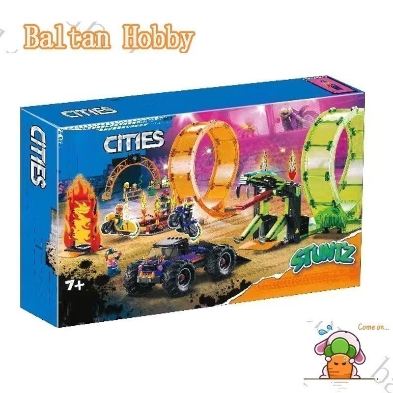 Bemular Hobby HT3X เข้ากันได้กับ City/Double Loop Stunt Arena/60339 EC2