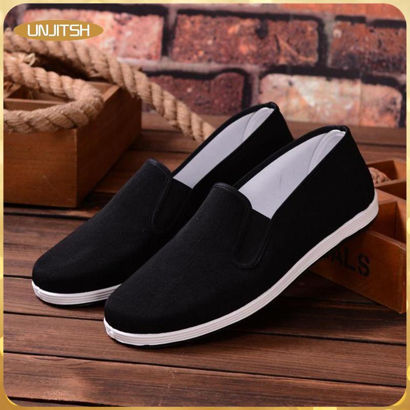 [unjitsh] รองเท้าผ้าจีนโบราณ Kung Fu Tai Shoes Loafer