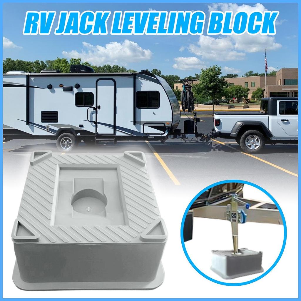 RV Jack Blocks Jack Stands RV Stabilizer Leveling System ทนทาน RV Levelers RV Stabilizer Blocks Jack