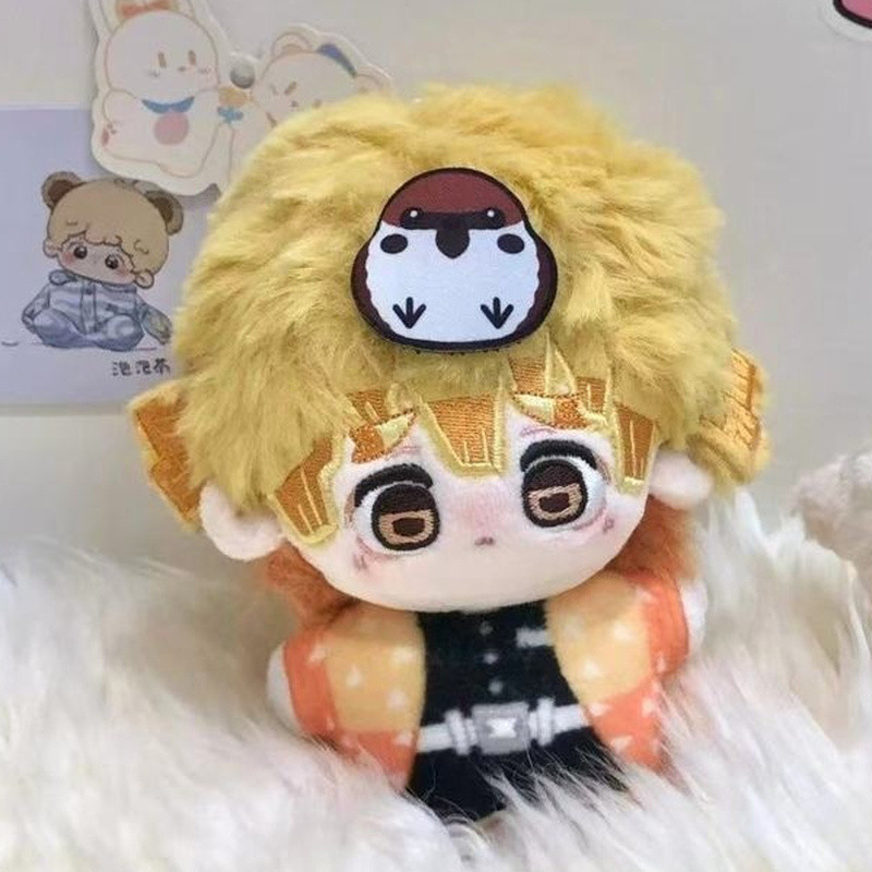 Agatsuma Zenitsu ของเล่นตุ๊กตา Demon Slayer ตุ๊กตาของเล่นตุ๊กตานุ่มของขวัญเด็ก