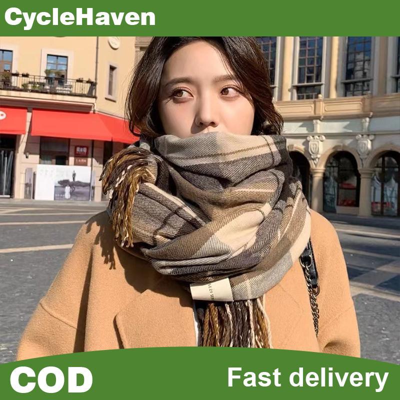 Null สไตล์ใหม่ถักอบอุ่นอเนกประสงค์ตาราง Scandal ผ้าพันคอรั้วคอและคอ null