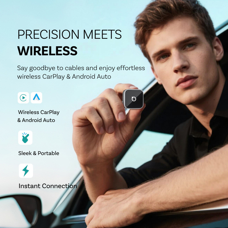 Ottocast Original Car Wired to carplay Box Car Machine เชื่อมต่อ android auto12.27