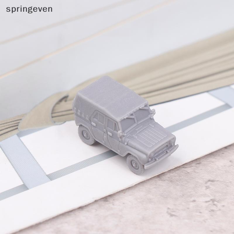 Springeven 1 PCS 1/144 Scale UAZ-469 4x4 ยูทิลิตี้แสงสีเทารุ่นรถ 3D การพิมพ์ขนาดรุ่น Jeep รุ่น RFT