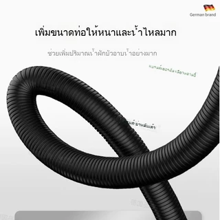 ยฝักบัวแรงดันสูงสแตนเลสขนาดใหญ่เชื่อมต่อได้กับเครื่องทำน้ำอุ่นทั่วไป