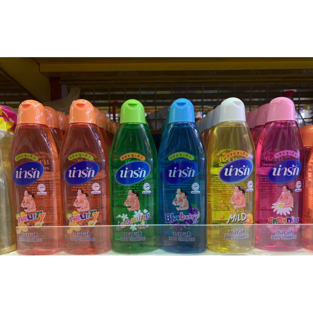[ 1ชิ้น ] Narak Baby Shampoo น่ารักแชมพูเด็ก ขนาด 300 มล. (1ขวด) มีหลายสูตรให้เลือกนะคะ