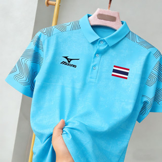 เสื้อโปโลผู้ชาย แบบคลาสสิก สีหลากหลาย ออกแบบเรียบง่าย คอปก แ…