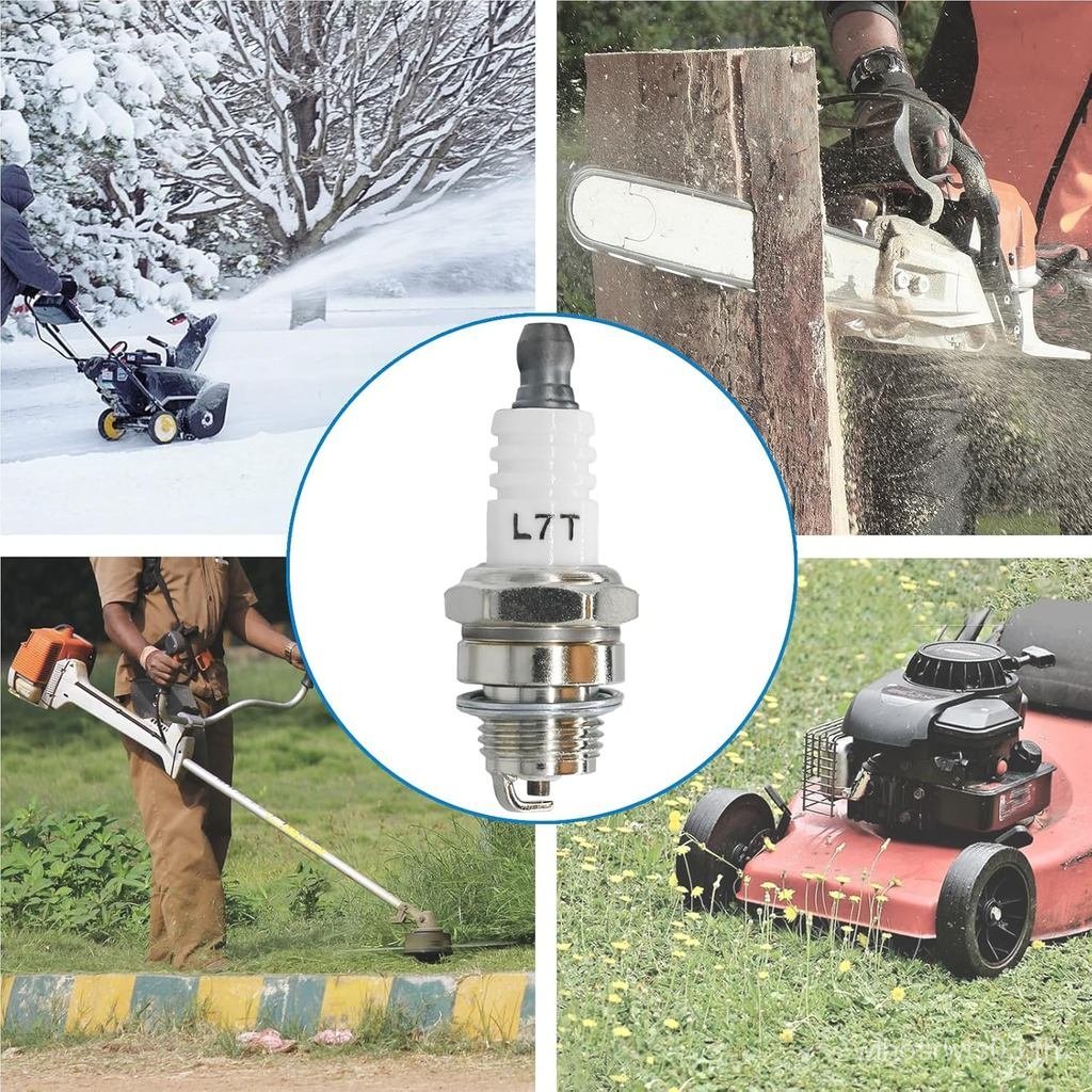 4Pcs L7T RCJ6Y Spark Plug Replacement for NGK BPMR7A, Replacement for Champion RCJ7Y CJ8 for More Ty