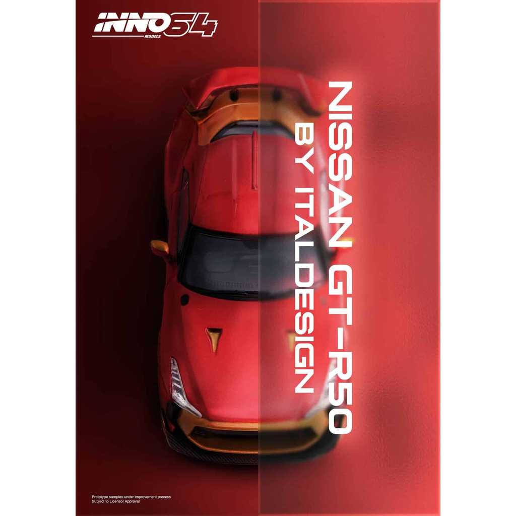 INNO64 1:64 R50 GT-R By Italsedign IN64-R50-RED