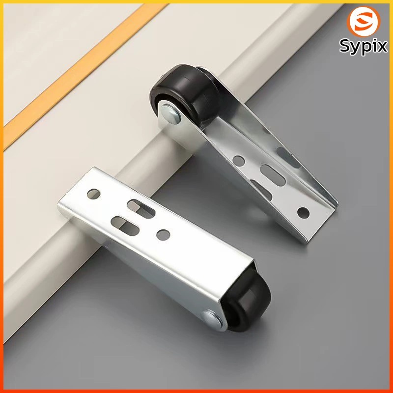 sypix 1 ชิ้นประตูเลื่อนด้านล่าง, ล้อยกประตูป้องกันการตกล้อลูมิเนียมยืดด้วยก้าน - รูปที่ 3