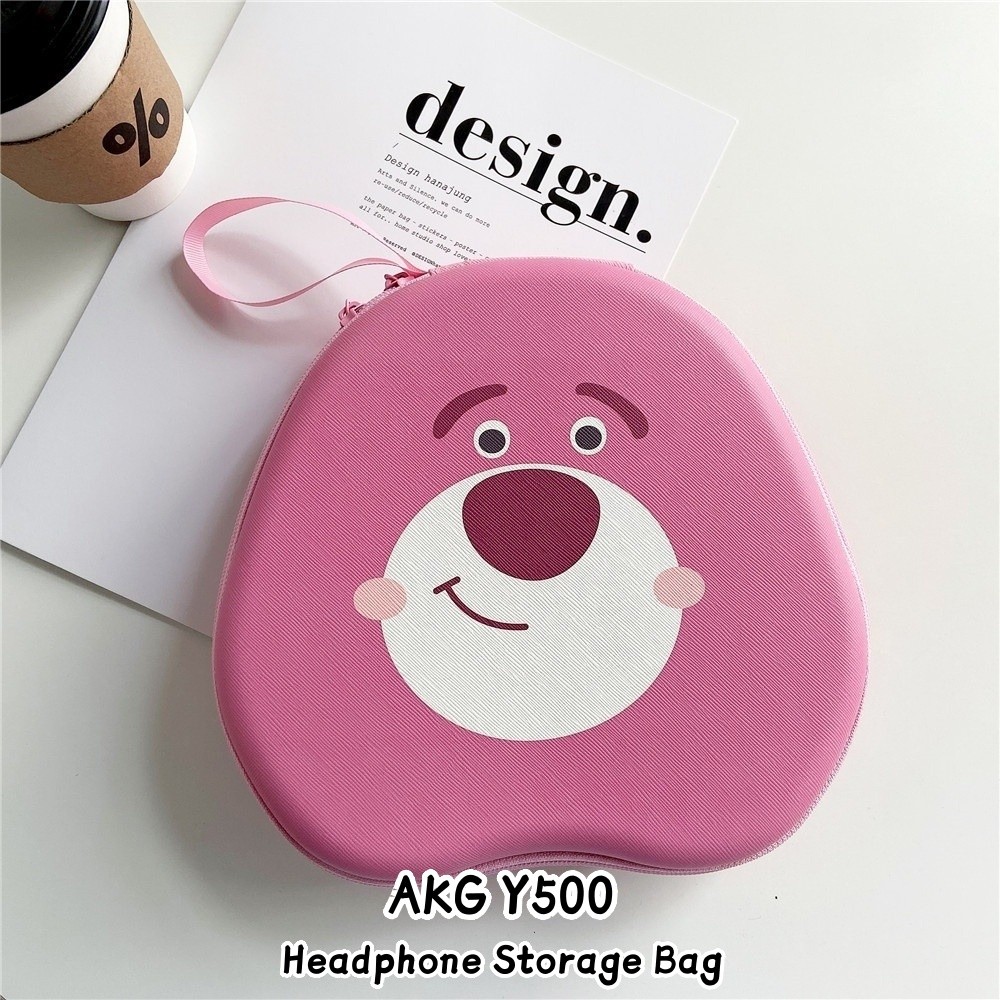 ที่กําหนดเองสําหรับ AKG Y500 เคสหูฟังน่ารักการ์ตูนชุดหูฟังกระเป๋าเก็บ EVA แผ่นรองหูฟังกล่อง