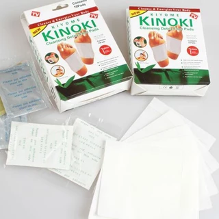 KINOKI แผ่นประคบเท้าสมุนไพร ลดเมื่อยล้า กลิ่นไม่พึงประสงค์ (อย. รับรอง)