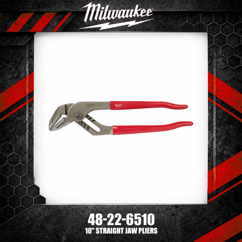 Milwaukee 48-22-6510 10" คีมปากตรง เครื่องมือช่าง