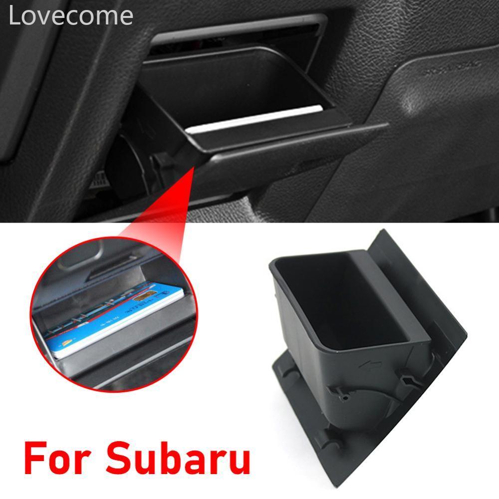 Lovecome รถเหรียญกล่องที่เท้าแขนกล่องเก็บกระเป๋าฟิวส์ฝาครอบจัดเก็บสําหรับ Subaru Forester XV Crosstr