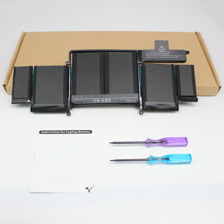 Laptop battery A1493 is compatible with MacBook Pro 13" A1502 2013-2014
