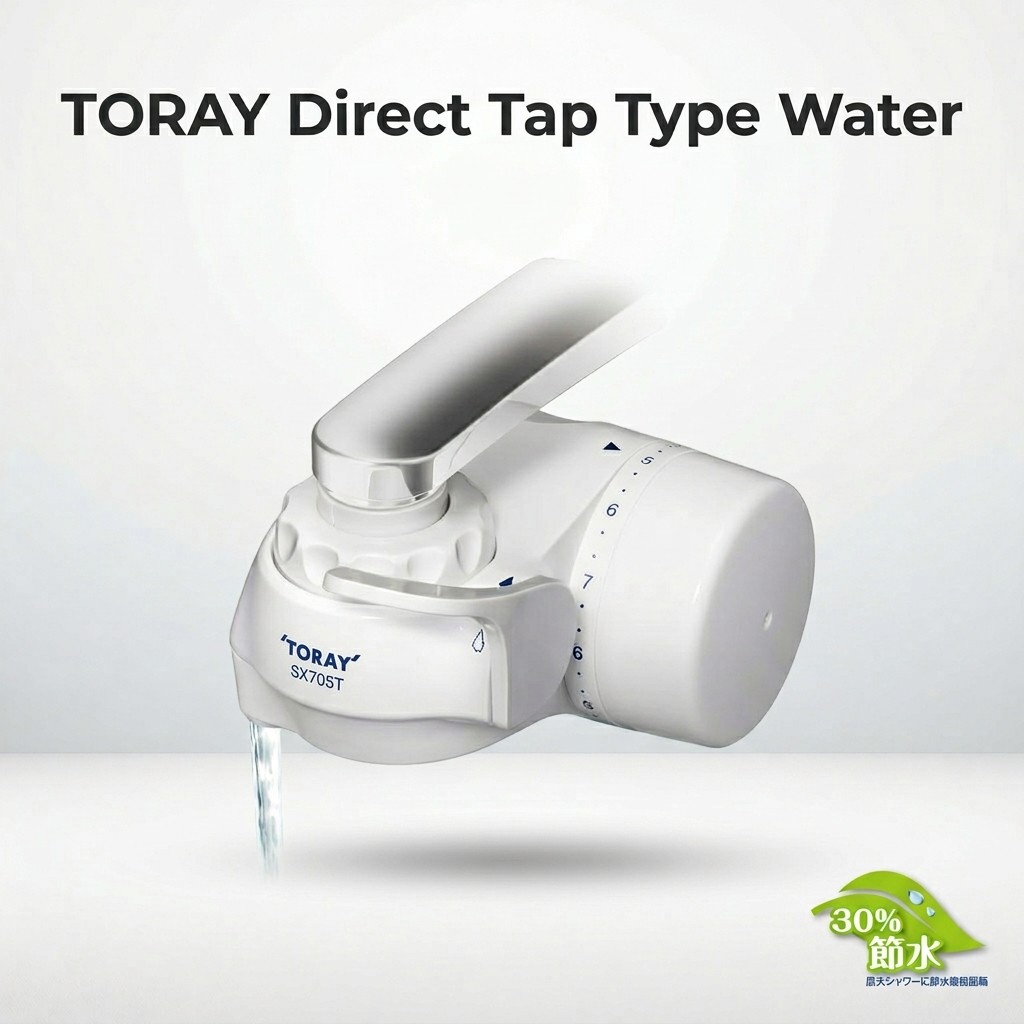 เครื่องกรองน้ำติดก๊อก TORAY Trebino Super (SX704) | TORAY Trebino Super Tap Water Purifier, SX704