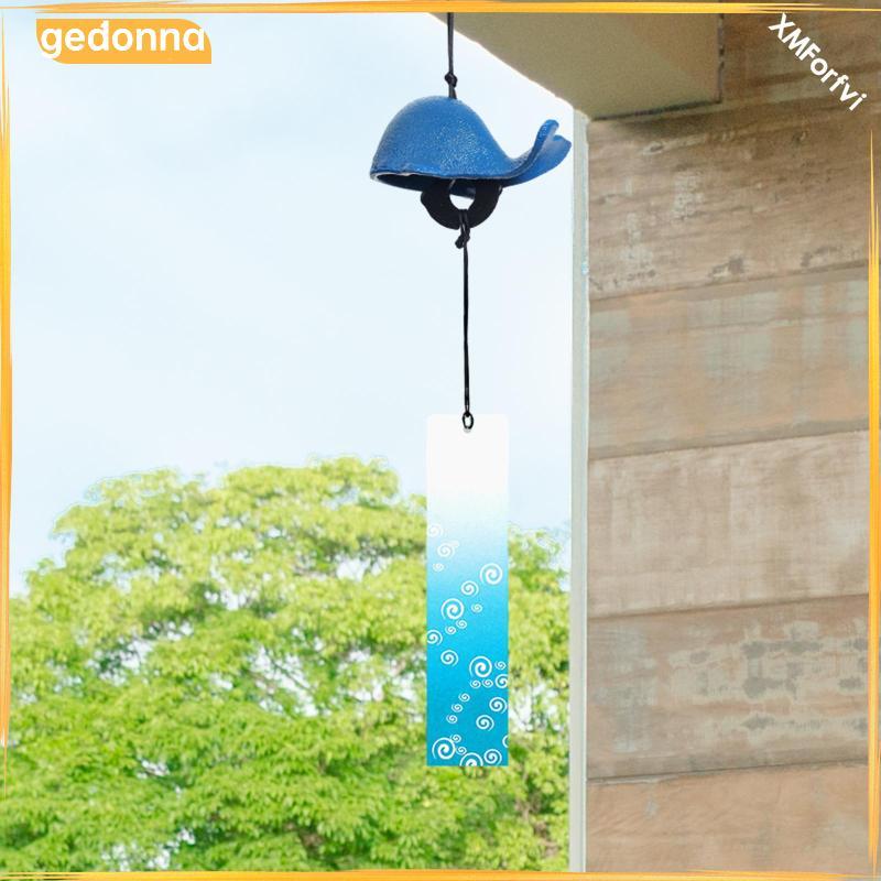 [gedonna] Garden Wind Chime Whale Bless Cast Iron Wind Chime สําหรับห้องลานนอก