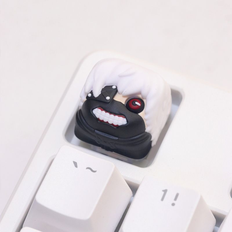Jinmuyan Keycap Tokyo Ghoul Merchanded คีย์บอร์ด Keycap Tokyo Ghoul Keycap สองมิติ Keycap C