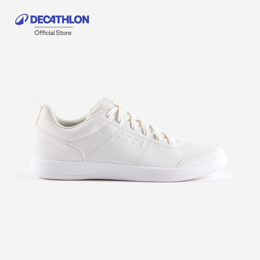 Decathlon Women'S Multi-Court Tennis Shoes Essential รองเท้าเทนนิสสำหรับผู้หญิง รุ่น Essential - Off White