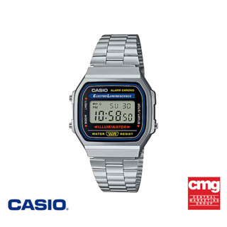 CASIO นาฬิกาข้อมือ CASIO รุ่น A-168WA-1Q วัสดุสเตนเลสสตีล สี…