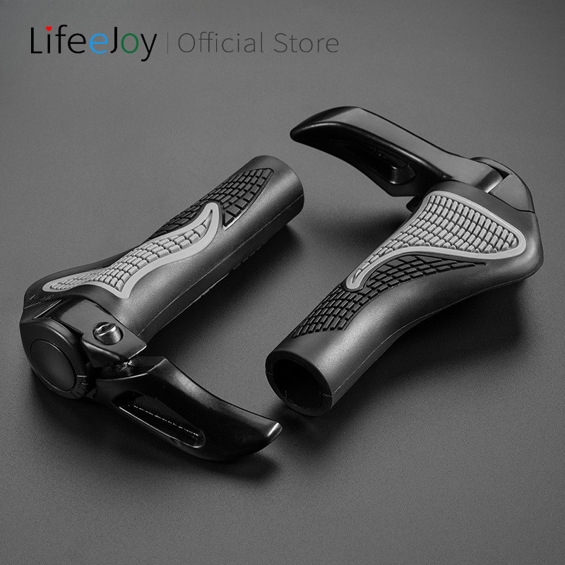 ปลอกแฮนด์จักรยาน ปลอกแฮนด์ กันลื่น มีบาร์เอน Ergonomic ยางหุ้มแฮนด์จักรยาน ภูเขา ปลอกแฮนด์ซิลิโคน ปลอกแฮนด์ ล็อกสองข้าง ที่จับแฮนด์จักรยาน ปลอกแฮนด์แต่งจักรยาน K825