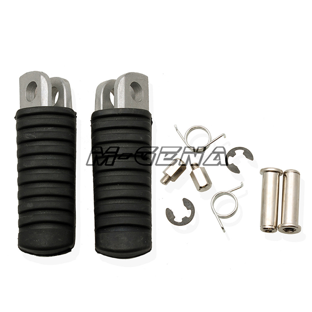 รถจักรยานยนต์ด้านหน้า Footrests หมุดเท้าสําหรับ Kawasaki ZZR250 ZRX400 ZZR400 ZZR600 ZRX400 ZRX1200 