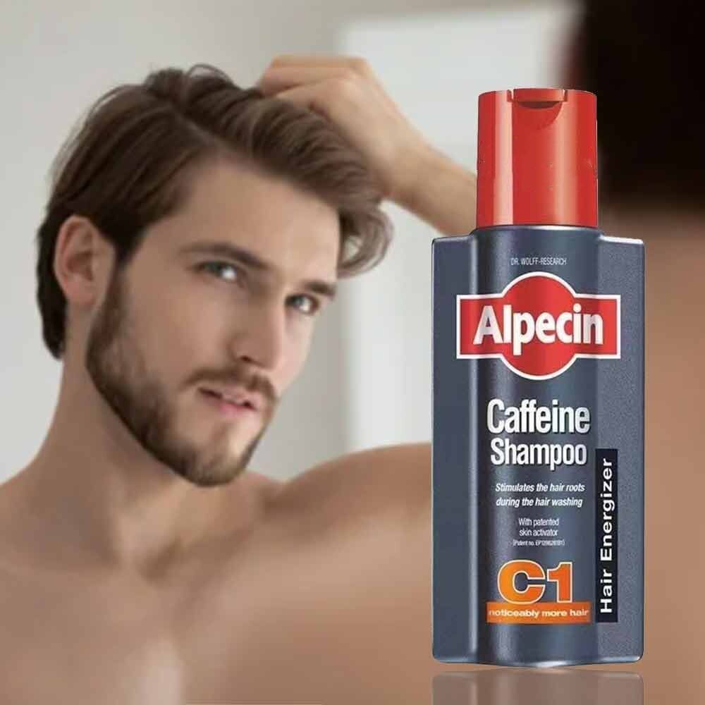 Alpin Caffeine Shampoo C1 Mens Shampoo Against Hair Loss 250ml