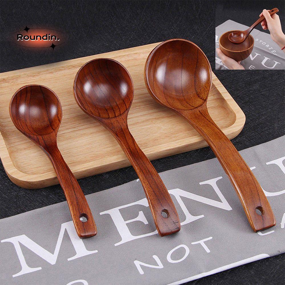 ROUNDIN Soup Scoops เครื่องใช้บนโต๊ะอาหาร Ramen Rice อุปกรณ์ครัว