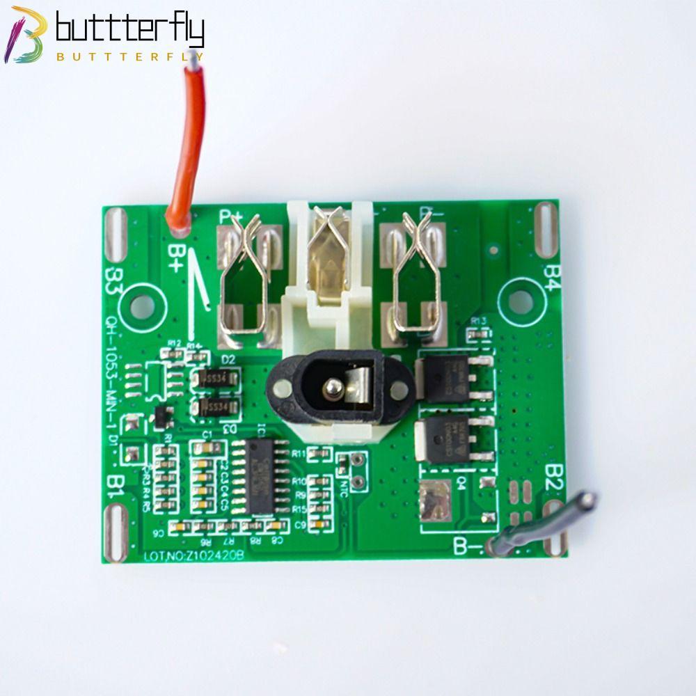 BUTTTERFLY บอร์ดป้องกันการชาร์จ, สวิตช์ความเร็ว PCB ป้องกัน, ตัวควบคุมลิเธียมไร้แปรงถ่านที่ทนทาน 2MOS ค้อนไฟฟ้าเมนบอร์ดเครื่องมือ