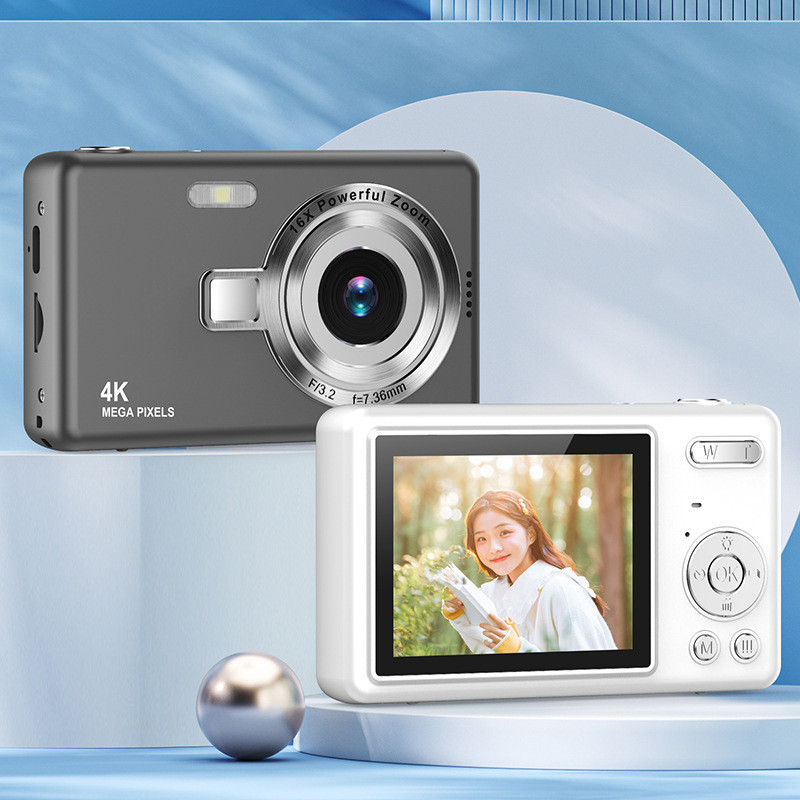 Ccd HD 4K Pixel Digital Camera Student Entry Mini Card Machine Home Shooting Camera
