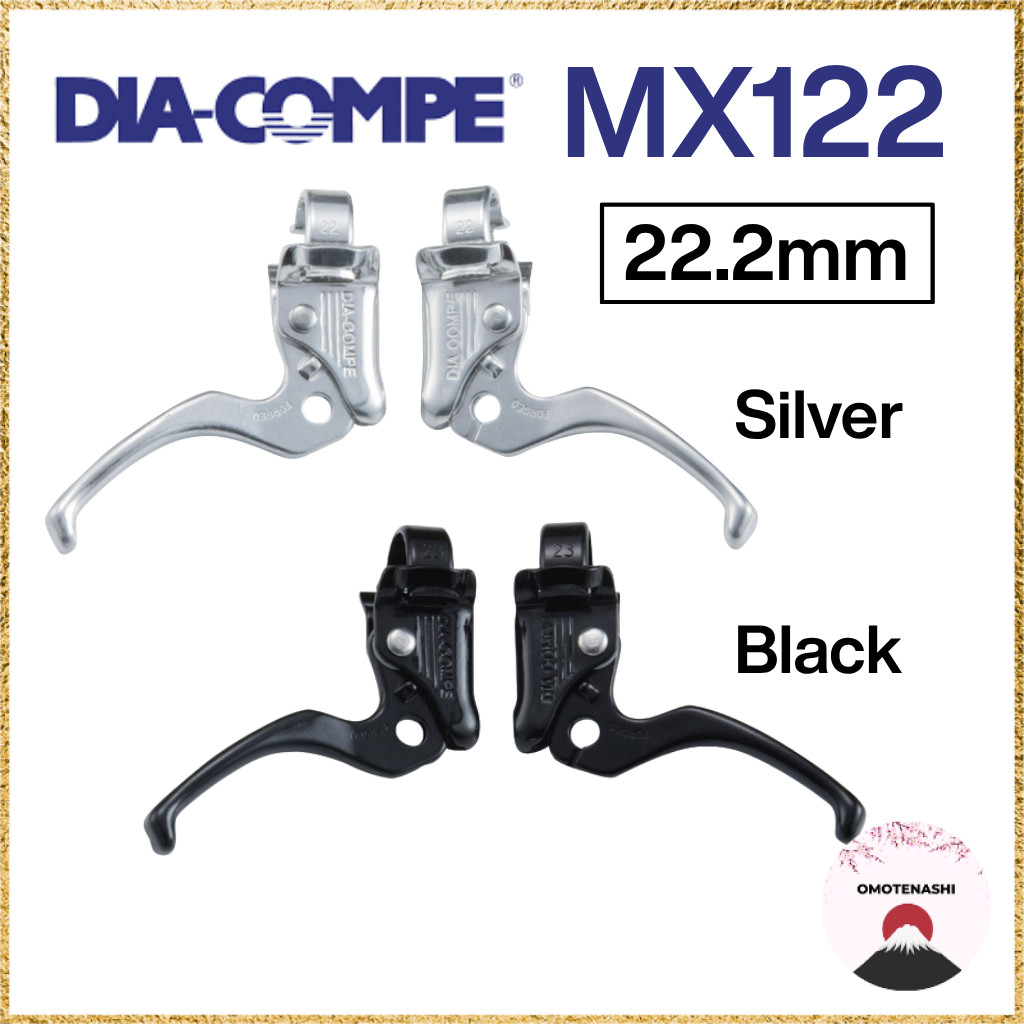 DIA-COMPE MX122 22.2mm Brake Lever SL and BK Variants